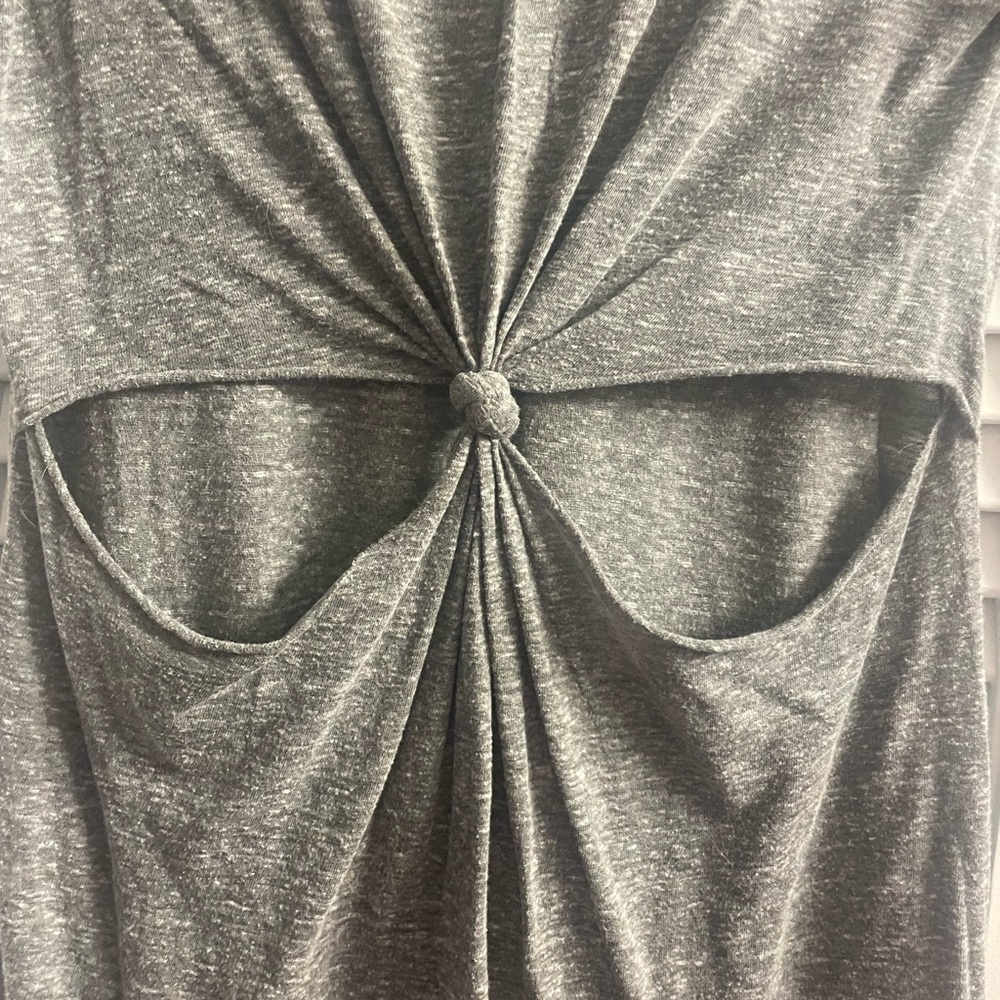 Urban Outfitters Honey Punch Knotted Cut Out T-Shirt Dress Size Small - Picture 5 of 6
